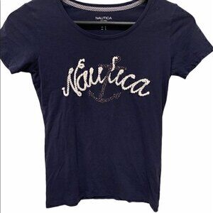 Navy Blue Women's Nautica Shirt Size XS